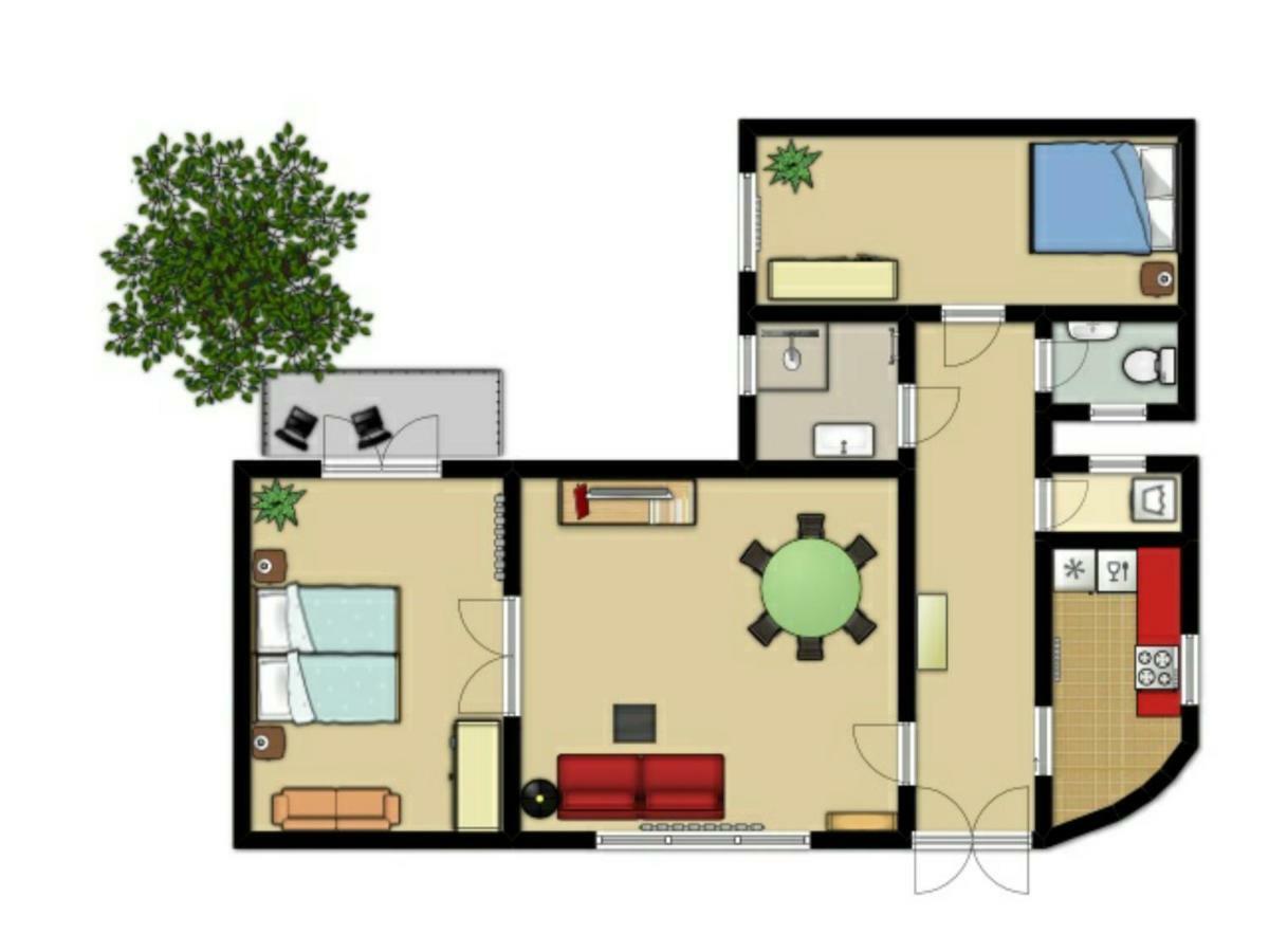 3 Room Apartment In The Beautiful Street Budapeszt Zewnętrze zdjęcie